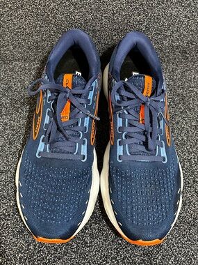 Brooks Glycerin 20 Men’s Running Shoes Size 10.5 D Navy Orange